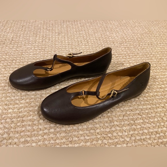 Frye Leather Ballet Flats - Picture 1 of 5